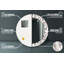 Huldar Glass Flat Wall Mirror