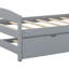 Lit plateforme avec lit gigogne