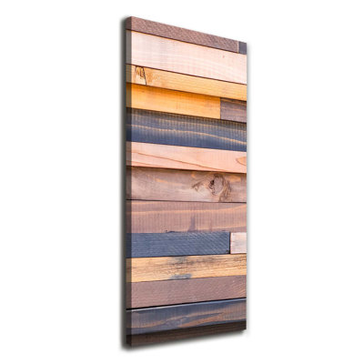 Wooden Wall - Wrapped Canvas Print
