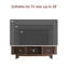 Meuble télé 55 po pour salon Mid-Century Modern