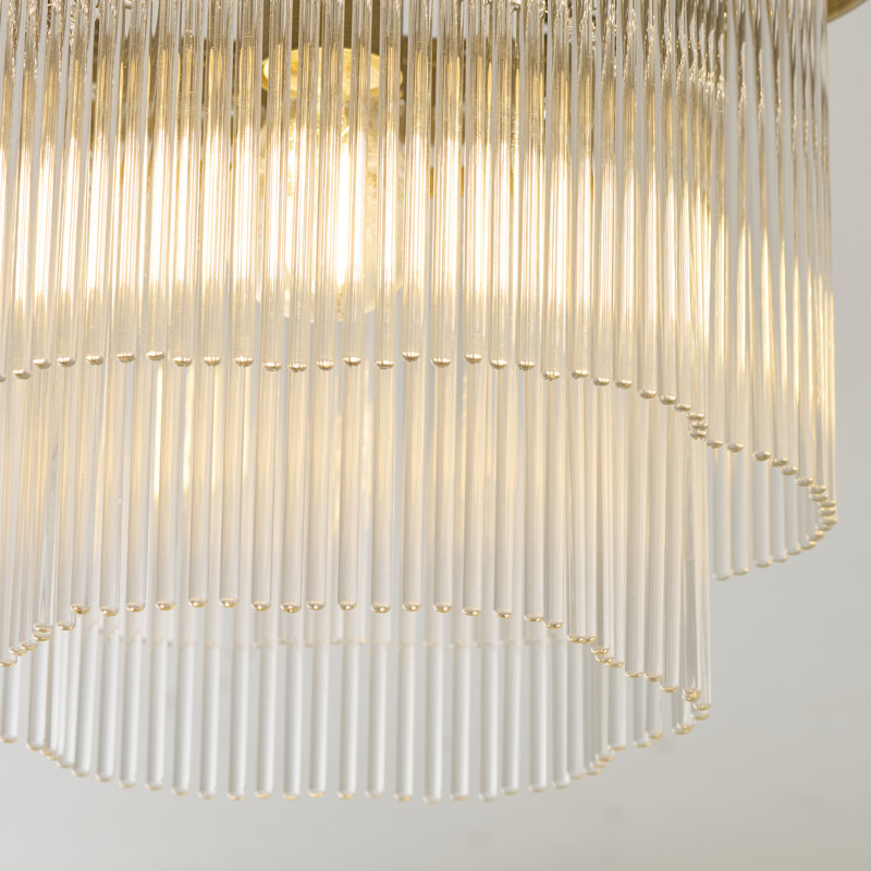 Clear Glass Flush Mount