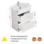 Ensemble de meuble-lavabo à 2 tiroirs 24 po avec lavabo 24 po