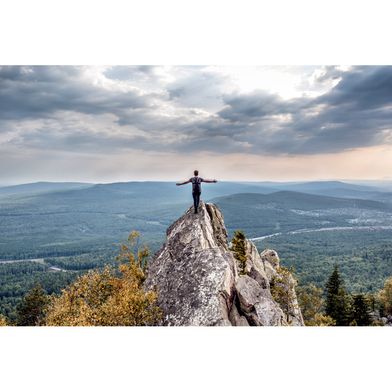 Mountain Peak - Wrapped Canvas Print, 30cm H x 46cm W x 3.8cm D