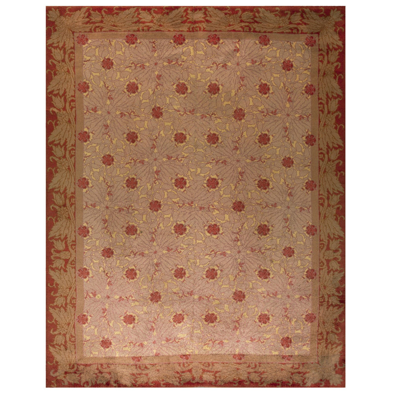 Tapis antique noué Allover Donegal - Arts & Crafts