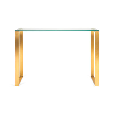 47'' Glass Top Console Table