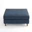 39.8cm Wide Square Solid Colour Standard Ottoman-284355662