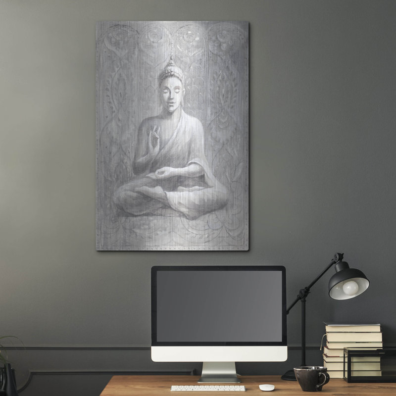 «Peace of the Buddha Silver» par Danhui Nai, art mural