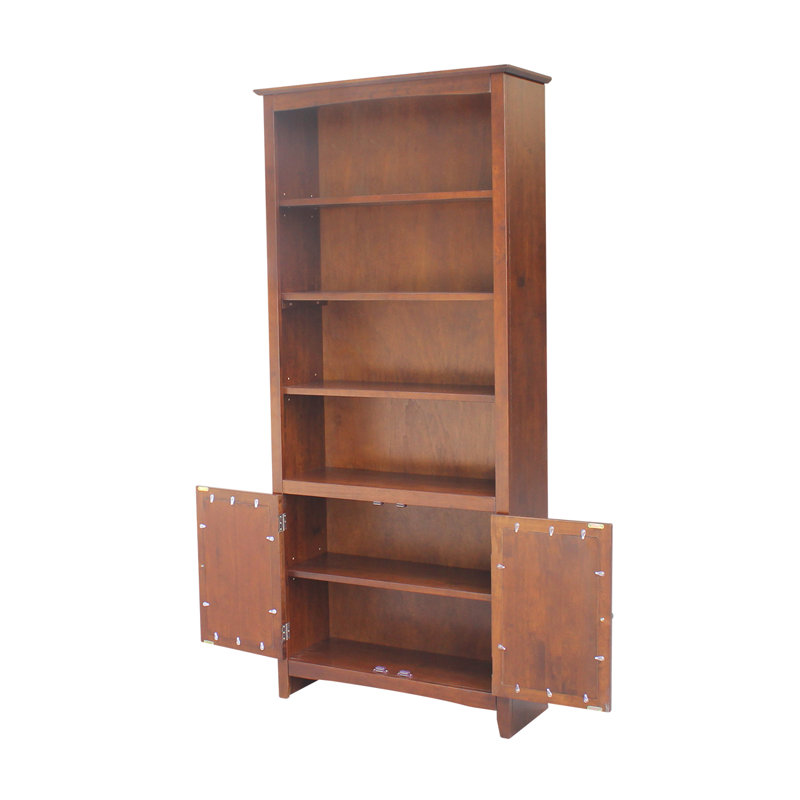 Bibliothèque standard DUFREEN, Espresso, (6 tablettes) H 72 po x l 32 po x P 12 po