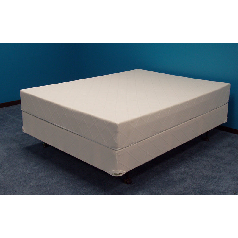 Matelas de lit d'eau à rebord profond sans rebord à rebord profond 10 po Winqu, Grand