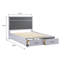 Lit plateforme avec rangement en cuir Gurmej-837441199