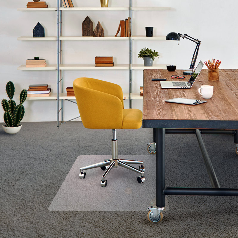 Advantagemat® Vinyl Rectangular Chair Mat for Carpets up to 1/4" - 30" x 48", 0.09" H x 30" W x 48" D