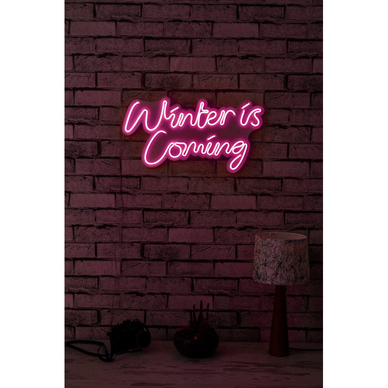 Bande lumineuse néon flexible à DEL, rose, 52 x 11 x 0,8 pouces | IP67 imperméable, gabarit en mousse de PVC, système de fixation murale intégré | 12V DC, 8W-10W / mètre | Parfait pour la décoration intérieure et l'éclairage de fête, installation facile