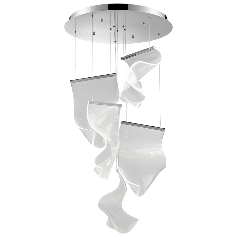 Poppy-Rose Dimmable LED Chandelier