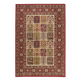 Barryan Hand Knotted Area Rug in Red