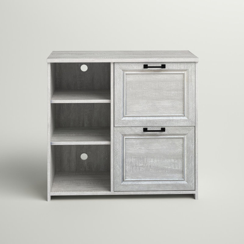 Hitchin 2-Drawer Lateral Filing Cabinet, Light Gray