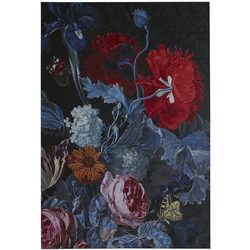 Sicily Floral Area Rug, Rectangle 155 x 230cm