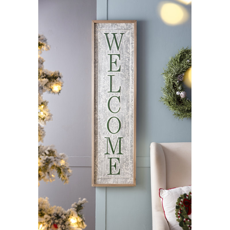 Décoration murale "Welcome"