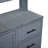 44.6"x19.5" Large Freestanding Kitchen Island with 6 Drawers-410512618