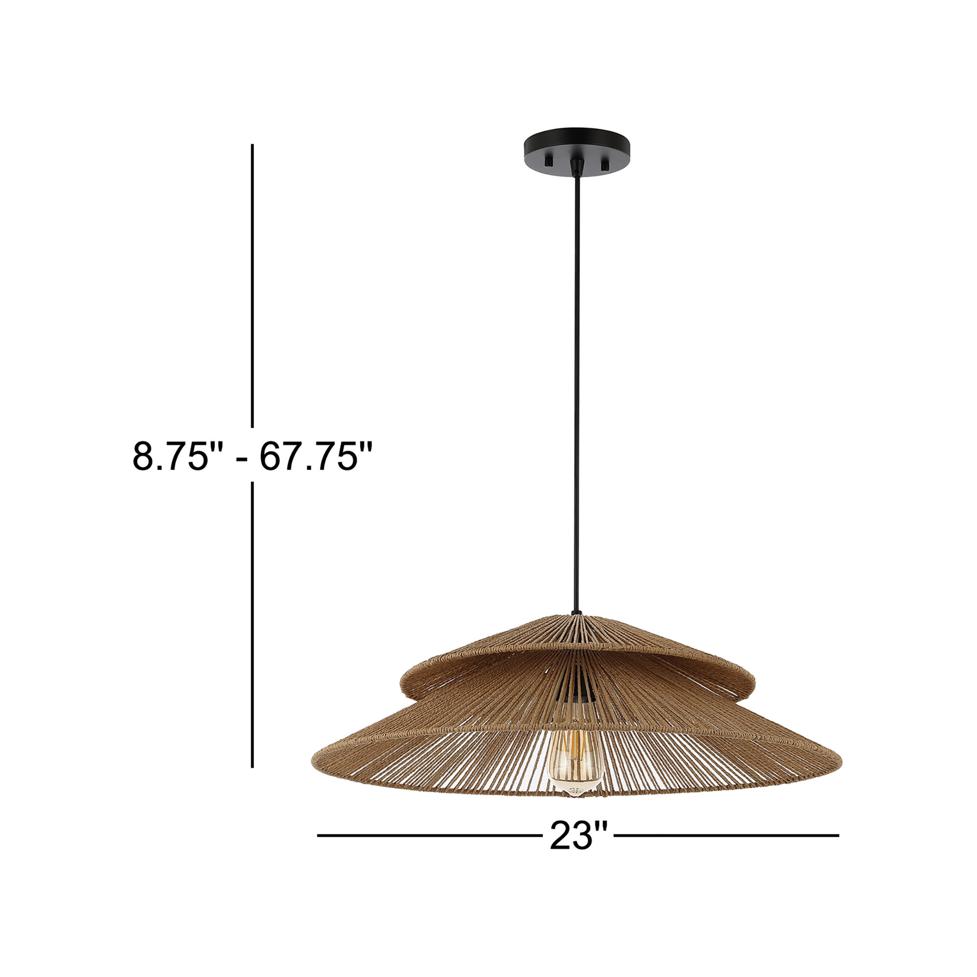 Kimi Single Light Dimmable Pendant