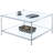 Carolina Glass 4 Legs Coffee Table with Shelf