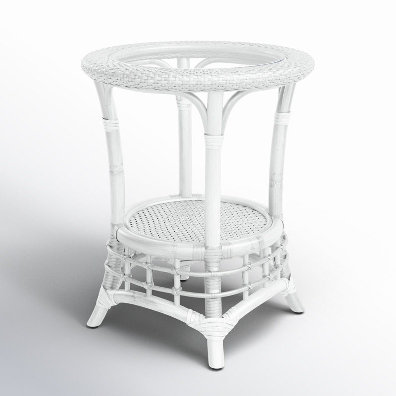 Bridgehampton End Table, Frost White