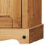 Dean 178cm H x 76cm W Solid Wood Corner Bookcase