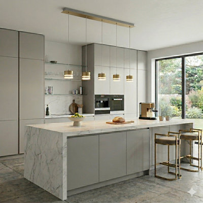 Barnsdall 5 - Light Kitchen Island Pendant