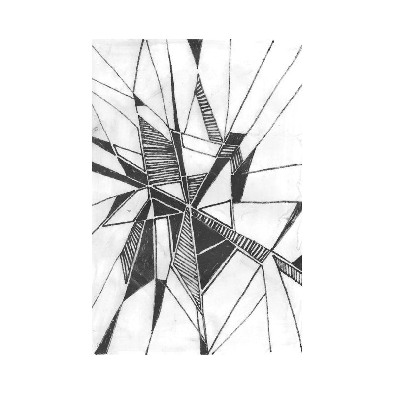 Symbol Imprint II by June Erica Vess - Wrapped Canvas Painting, 30.48 cm H x 45.72 cm W