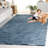 Madelline Ebony Hand Tufted Wool Cotton Striped Rug in Navy/Light Blue-98673846