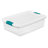 Sterilite Plastic Clear Stackable Latching Storage Box Container