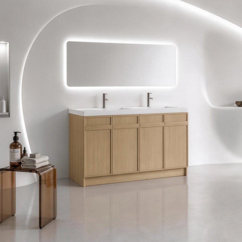 Meuble-lavabo autoportant LTA, 60"