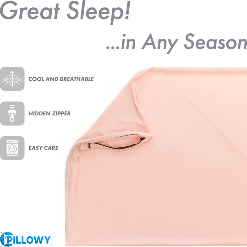 100% Linen, Cream Peach, Queen