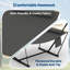 Double Hammock with Stand for Outdoor, Heavy Duty Portable 2 Person Hammock with Adjustable Steel Stand for Patio, Garden, Beach, Backyard-1583554794