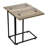 Ashwood Fold-Out C-Side Table with Black Iron-644487889