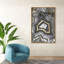 AdoreGeo Diamond Dust Shimmer Abstract Framed Canvas by Oliver Gal-970202729