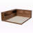 Designate Modern Rustic, Transitional Platform Storage Bed, Queen, Brown 29.69'' H X 75.49'' W X 94.16'' L