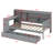 Wooden Daybed With 3 Drawers, USB Ports And Desk-104831534-104831535