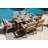 Subramanya Teak 13 - Person Patio Conversation Set with Cushions