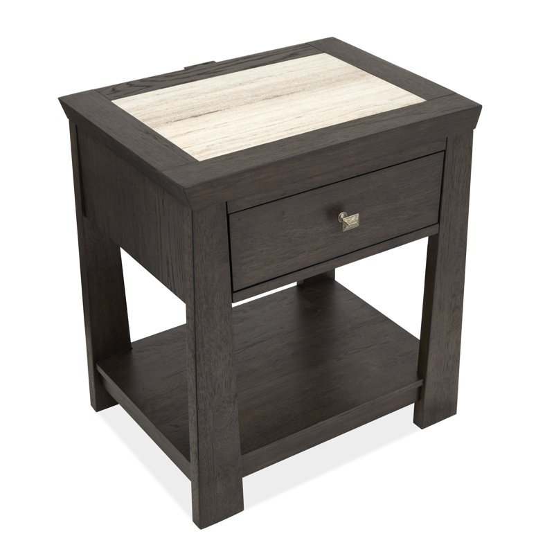 Table de chevet ouverte