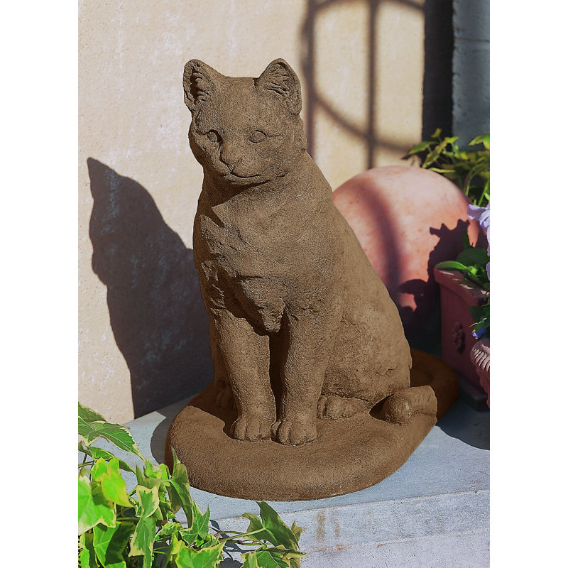 Cat Garden Statue, Ferro Rustico Nuovo