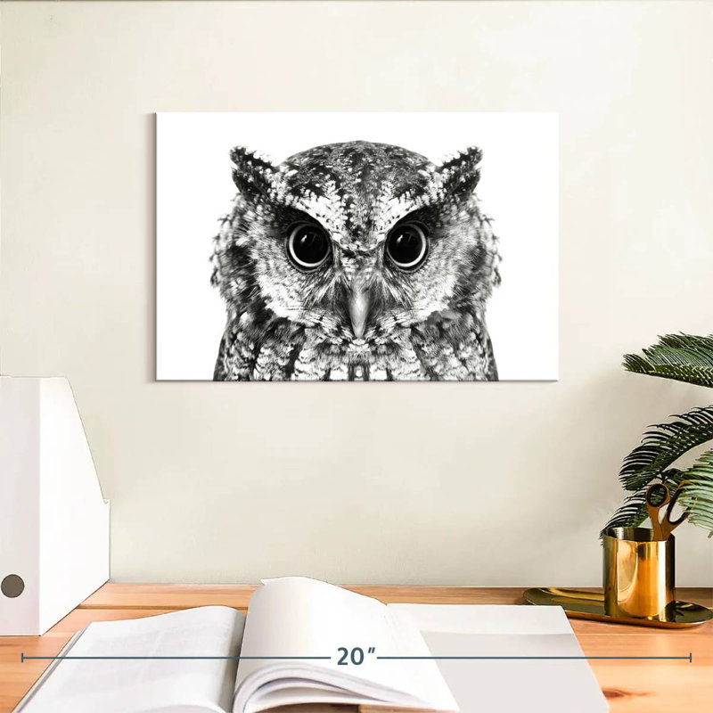 Bewitching Owl, 8" H x 12" W