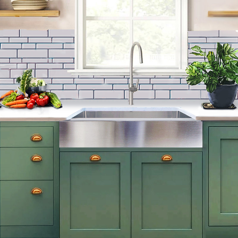 Pro Series 32.5'' L Stainless Steel Single Basin Kitchen Sink