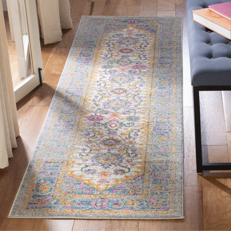 Felty Oriental Light Gray Area Rug