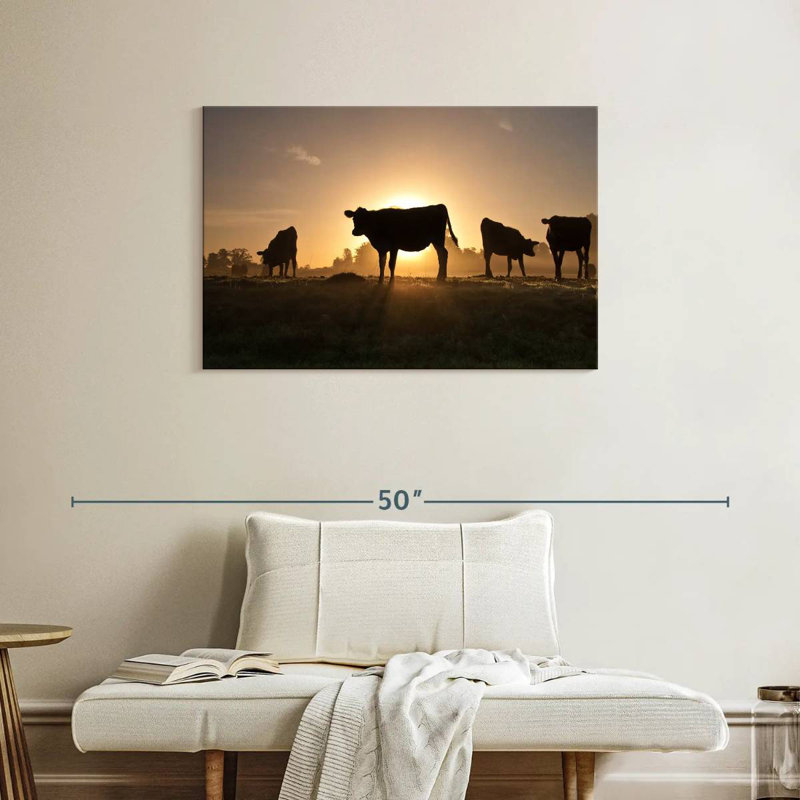 Cow Silhouettes, 24" H x 36" W