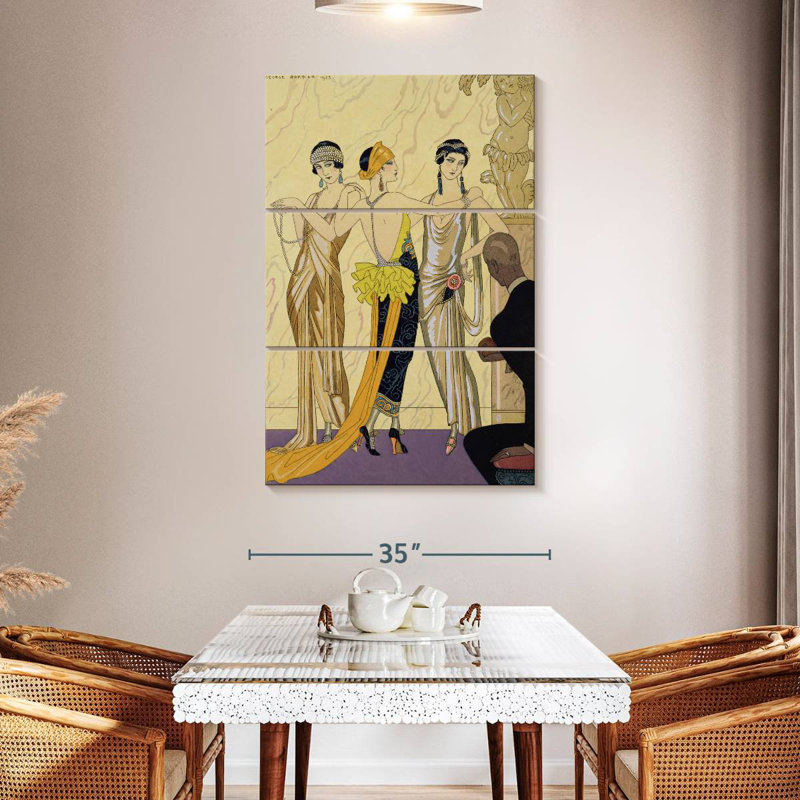 Navette le Jugement de Paris, 1920-30, H 50 po x l 32 po