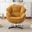 Upholstered Tufted Swivel Accent Chair-848843899