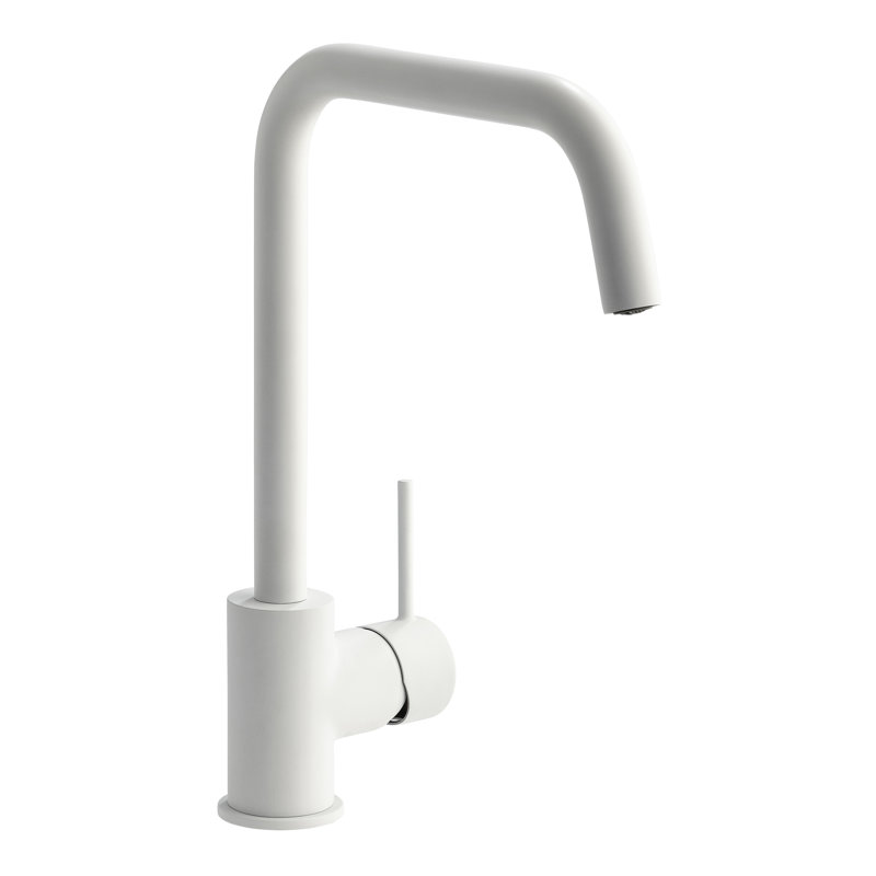 Abode Designs Vigour Kitchen Faucet, Matt White