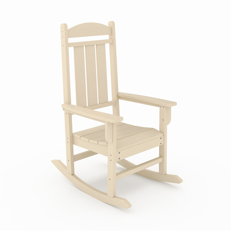 Fauteuil à bascule Traditional Porch, Beige