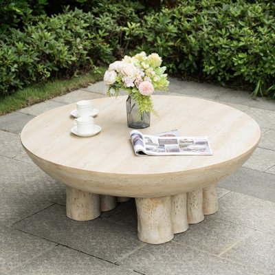 Magnesium Oxide Round Outdoor Coffee Table