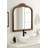 Arendahl Mango Wood Vintage Arched Wall Mirror